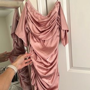 Missguided off the shoulder dress